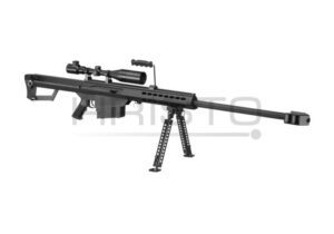 Sniper rifles : Airsoft sniper SV98 MB4420D + scope and bipod - Black 
