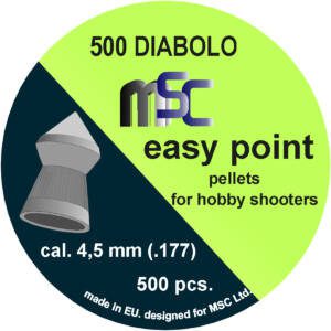MSC Diabolo Easy Point Hobby 4.5mm/0.177 (500 kom.)