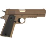 Colt airsoft 1911 TAN (metalna navlaka) springer pištolj