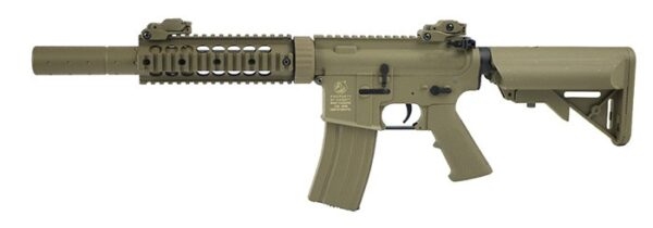 Colt airsoft M4 Polimer/Metal Rail Silent Ops TAN COMBO (baterija + punjač) AEG airsoft puška