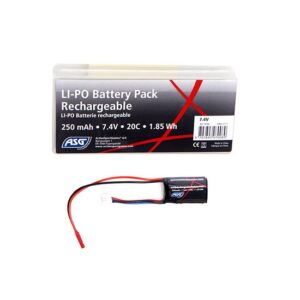 ASG airsoft LiPo 7.4V/250mAh 20c LiPo baterija