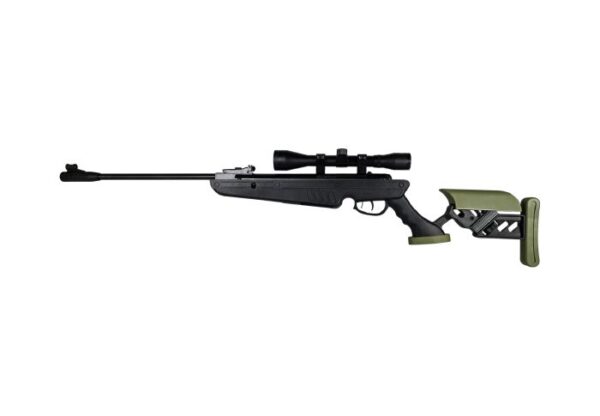 Zračna puška SWISS ARMS TG1 Nitro Piston Black/Green 4.5mm s optičkim ciljnikom Scope 4 X 40 E=19.9 J