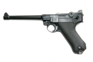 WE airsoft P08 Medium GBB (gas-blowback) pištolj (zeleni plin)