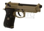 WE airsoft M9 A1 Full Metal GBB (gas-blowback) pištolj -Tan (zeleni plin)
