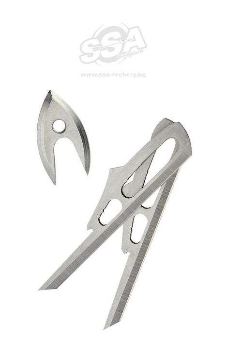 Rage Broadhead Parts Ss Replacement Blades 2-Blade -01105 1