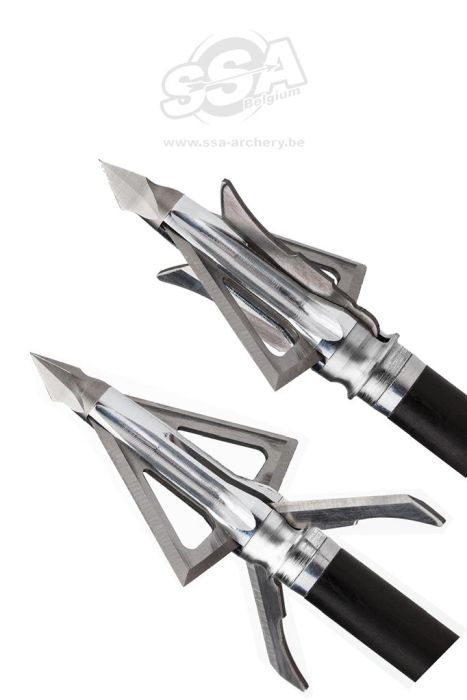 Grim Reaper Grim Reaper Expandable Broadheads Hybrid 100Gr Fixed & Mechanical 4-Blade 3/Pk