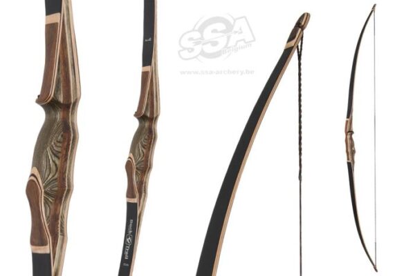 Buck Trail Longbows Black Hawk 68" RH 50 lbs Flemish Dyneema String Incl.