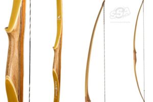Buck Trail Vulture 68" RH 50 lbs Bamboo With Clear Glass Longbows