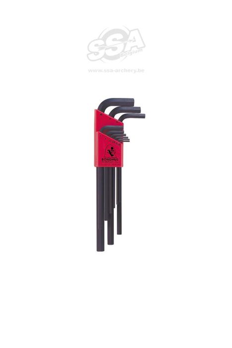 Bondhus Allen Wrenches & Torx Sets L-Wrenches Std Hex Metric 1.5 > 10Mm Multipack