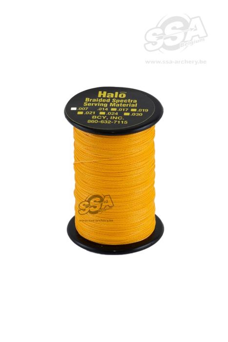 BCY Serving Material Braided Halo Dia .014" Jig Yellow