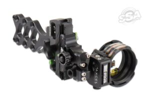 Axcel Hunting & 3D Sights Accuhunter Slider Accustat Ii Scope - 3 Pin .019 Black