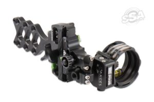 Axcel Hunting & 3D Sights Accuhunter Slider Accustat Ii Scope - 3 Pin .010 Black