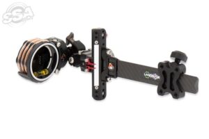 Axcel Hunting & 3D Sight Landslyde Carbon Pro Slider Accustat Ii Scope - 5 Pin .019