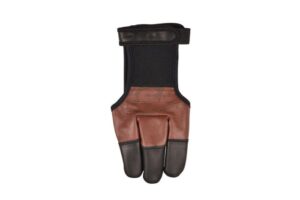 Buck Trail Shooting Glove Hybrid Full Palm Leather/Neoprene With Reinforced Fingertips Medium