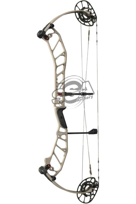 PSE Compound Evo Xf33 E2 Cam Rotating Mod RH 80lbs 28.5"-32.5" Tan