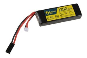Electro River airsoft LiPo baterija 7.4V/2200mAh 20/40c Tamiya mini