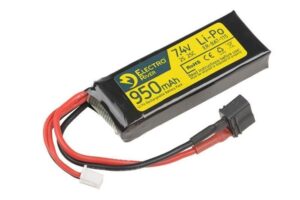 Electro River airsoft LiPo baterija 7.4V/950mAh 25/50c Dean