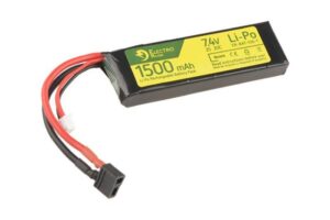 Electro River airsoft LiPo baterija 7.4V/1500mAh 20/40c Dean