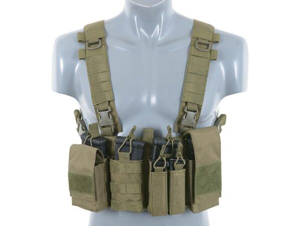 8Fields Airsoft Buckle Up modular chest rig V3 - OD