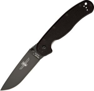 Ontario RAT I crni/crni preklopni nož
