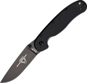 Ontario RAT II crni/crni preklopni nož