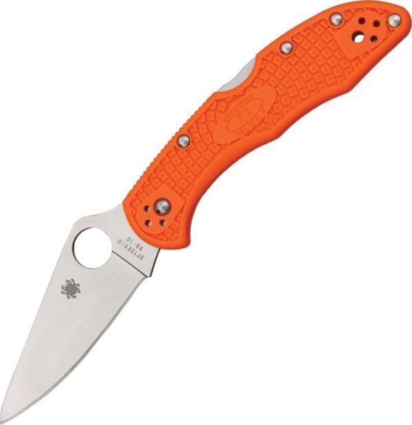 Spyderco Delica Lockback Full Flat Orange preklopni nož