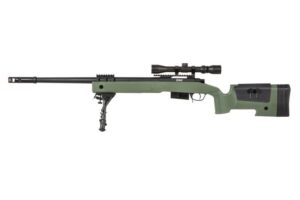 Specna Arms airsoft SA-S03 CORE™ Sniper Rifle OD replika s optičkim ciljnikom i bipodom