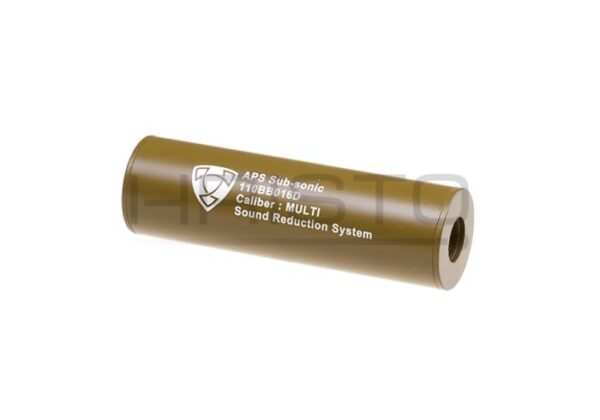 APS airsoft 110mm Silencer CCW Dark Earth