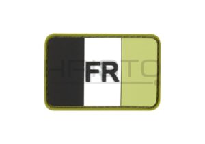 JTG France Flag Rubber Patch Forest
