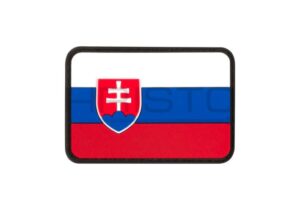 JTG Slovakia Flag Rubber Patch Color