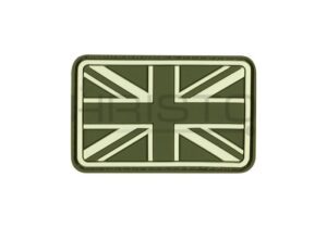JTG Small Great Britain Flag Rubber Patch Forest