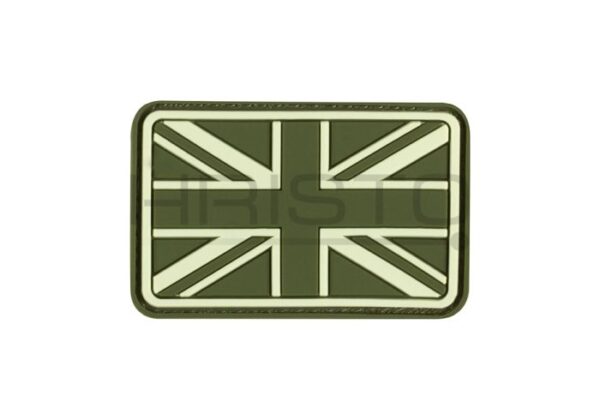 JTG Small Great Britain Flag Rubber Patch Forest