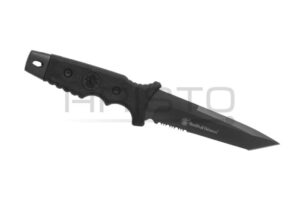 Smith & Wesson SW7S Fixed Blade Serrated Tanto BK