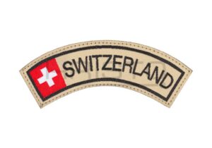 Claw Gear Switzerland Tab Patch Color