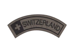 Claw Gear Switzerland Tab Patch RAL7013