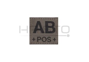 Claw Gear AB Pos Bloodgroup Patch RAL7013