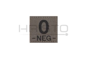 Claw Gear 0 Neg Bloodgroup Patch RAL7013
