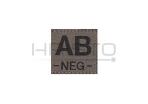 Claw Gear AB Neg Bloodgroup Patch RAL7013