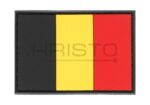 JTG Belgium Flag Rubber Patch Color