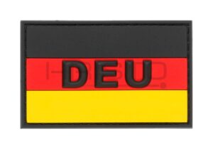 JTG German Flag Rubber Patch Color