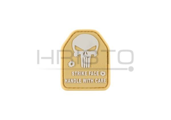 JTG SAPI Skull Rubber Patch DESERT