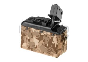 Classic Army Boxmag M249 1200rds TAN