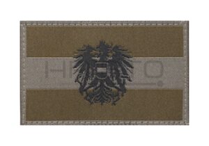 Claw Gear Austria Emblem Flag Patch RAL7013