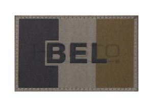 Claw Gear Belgium Flag Patch RAL7013