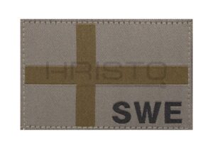 Claw Gear Sweden Flag Patch RAL7013