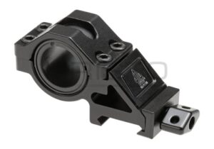 Leapers 25.4mm Angled Offset Low Profile Ring Mount BK