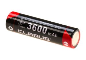 Klarus 18650 Battery 3.7V 3600mAh