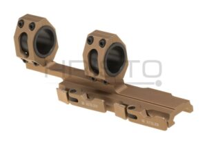 Aim-O airsoft Tactical Top Rail Extended Mount Base 25.4mm / 30mm DESERT
