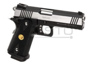 Airsoft pištolj WE Hi-Capa 4.3 OPS Full Metal GBB (gas-blowback) Silver