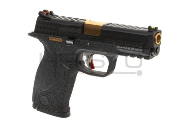 Airsoft pištolj WE WET-05 BK Gold cijev Metal Version GBB (gas-blowback) BK